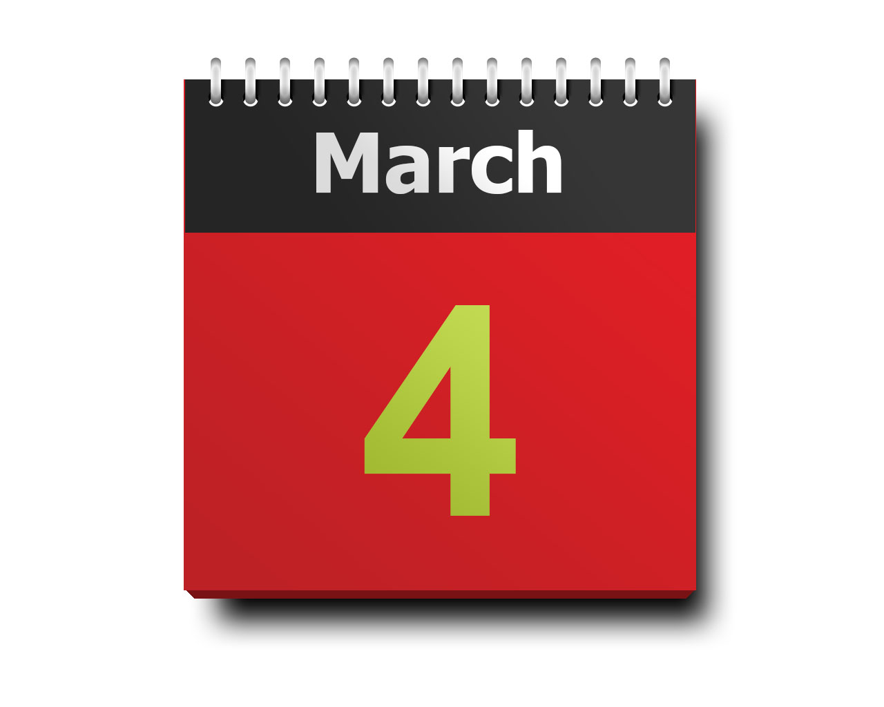March 04 calendar icon