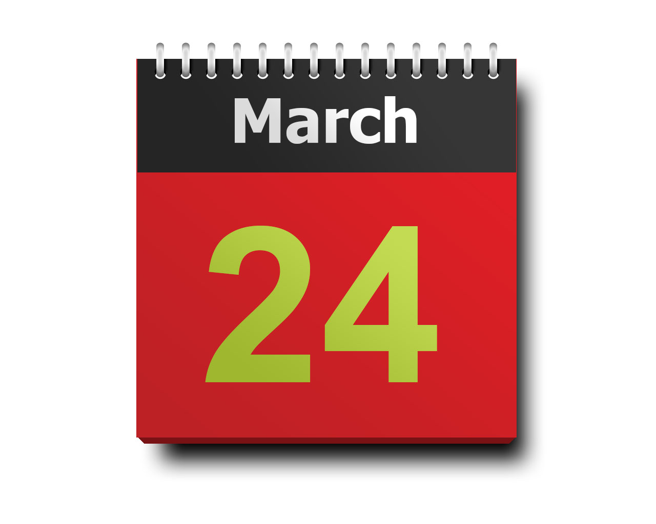 March 24 calendar icon