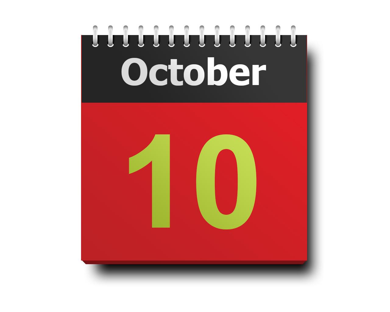 Oct10calendar icon