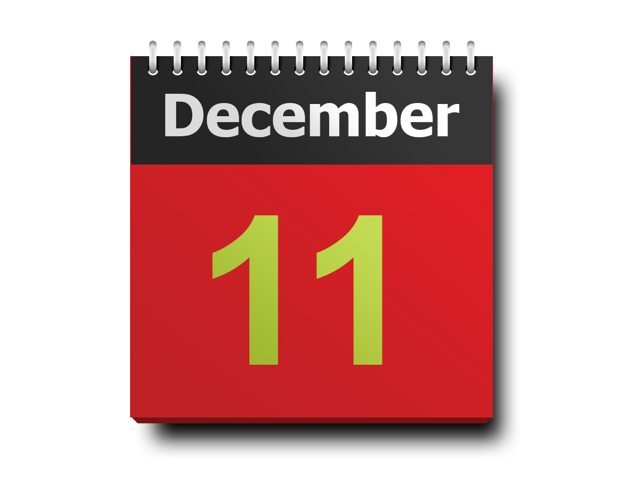 december 11 calendar icon