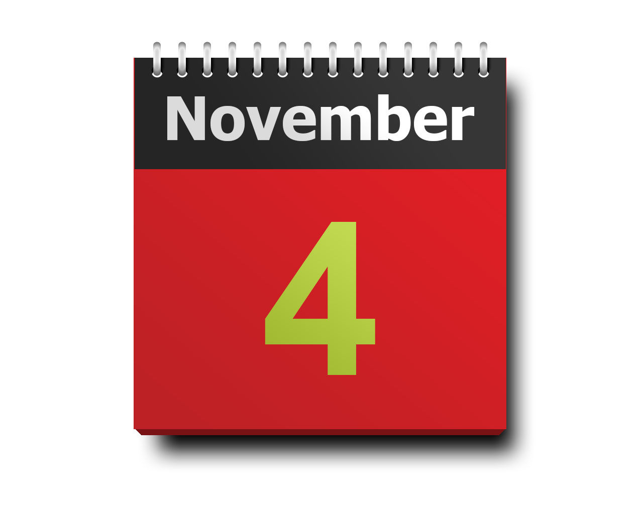 november 04 calendar icon